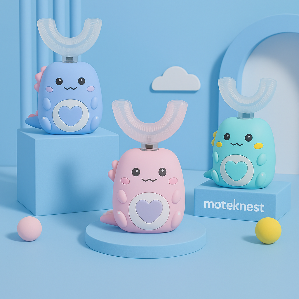 מברשת שיניים חשמלית בצורת U לילדים