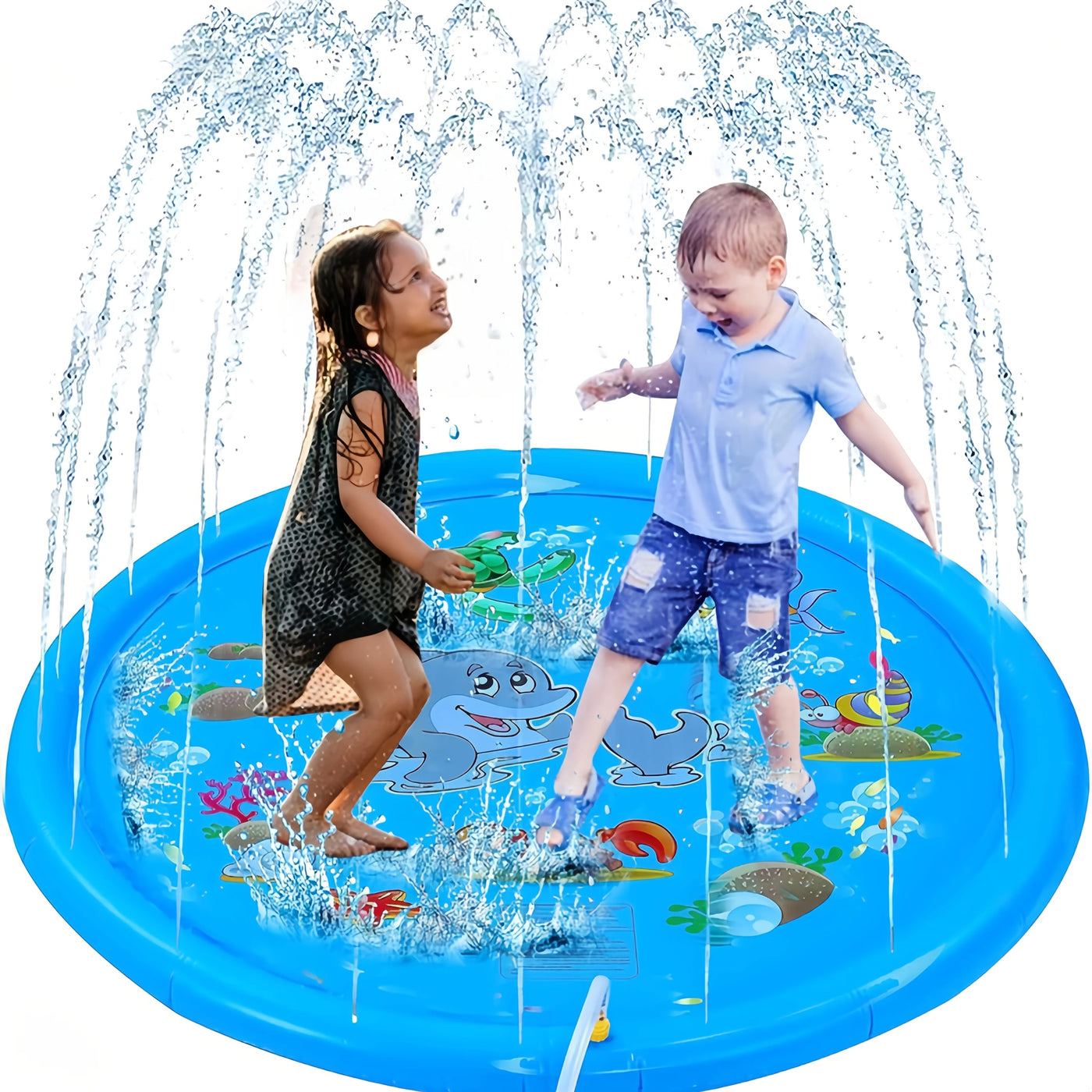 בריכת התזה כיפית לילדים